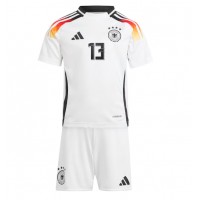 Maglia Calcio Germania Thomas Muller #13 Prima Divisa Bambino Europei 2024 Manica Corta (+ pantaloncini)